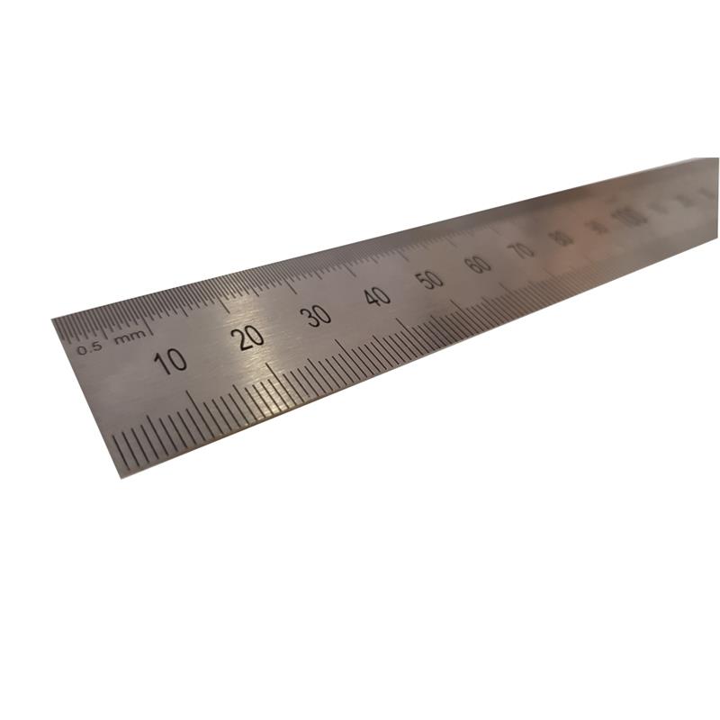 Lineaal 30 cm x 30 mm, metaal