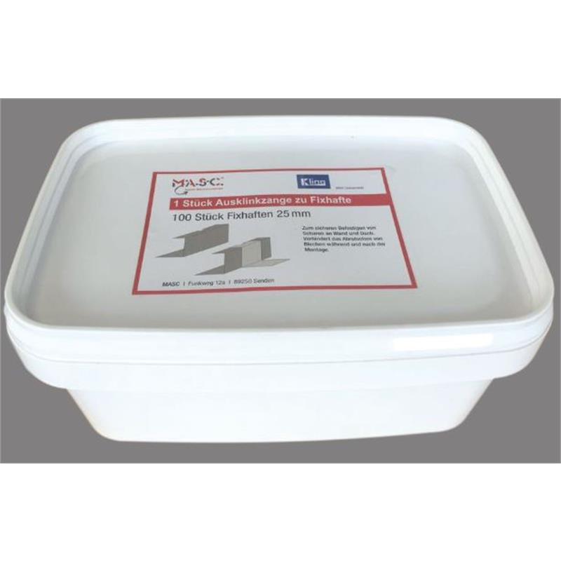 MASC fixeerklangen FIX HAFTEN - doos a 100 st.