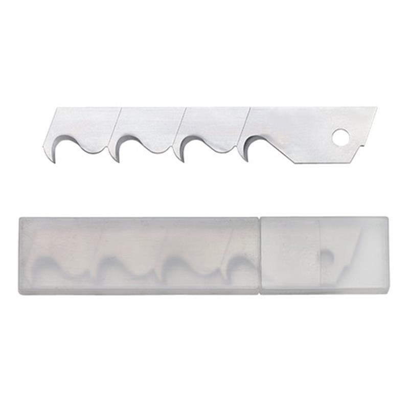 Afbreekmesjes 18mm breed, haak, set a 5
