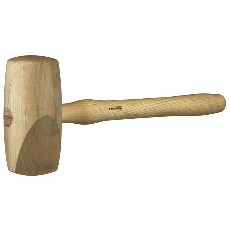 Hamer wigvrom, rond, hout FREUND