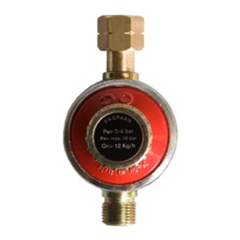 Gasreduceer 3/8x3/8, 0-4Bar regelbaar