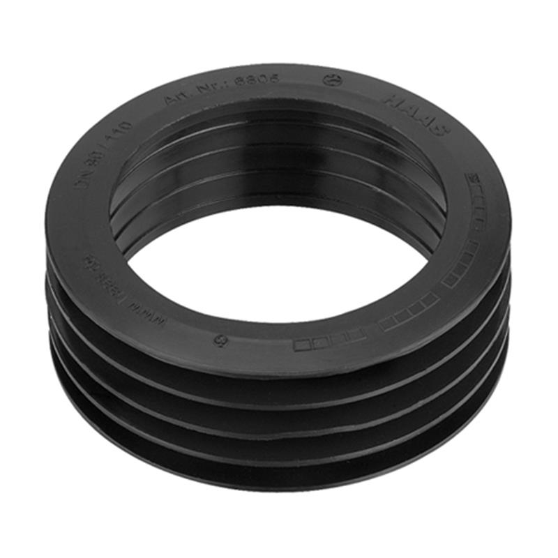 Closetafv. rubber EPDM DN110 Ø108/85