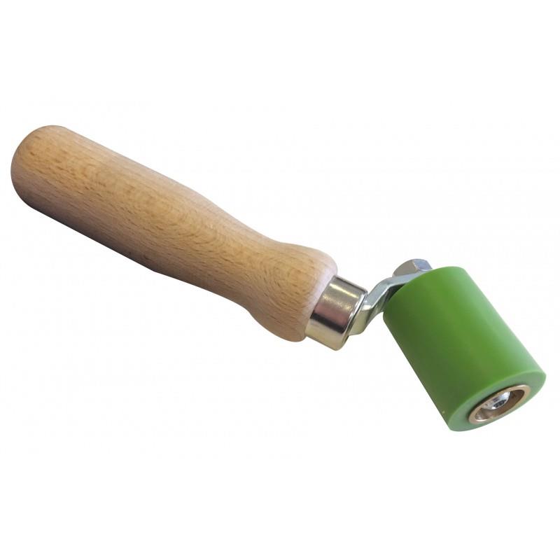 Aandrukrol silic. 45mm, 45gr. dubbel gelagerd