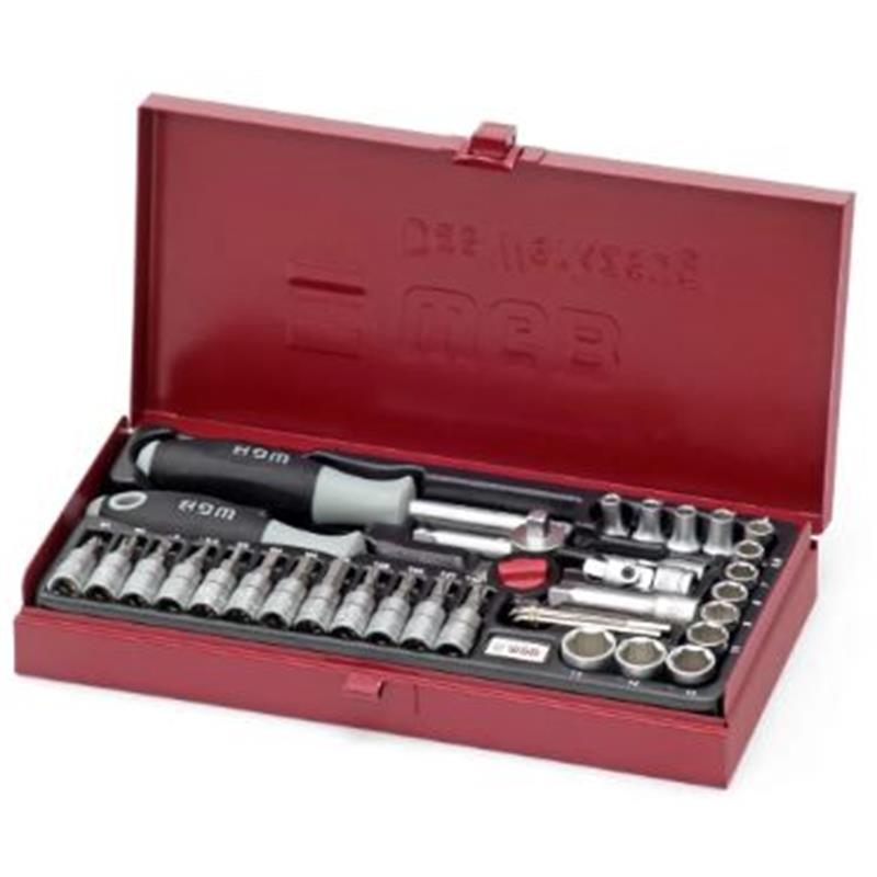 Dopsleutelset 36-delig