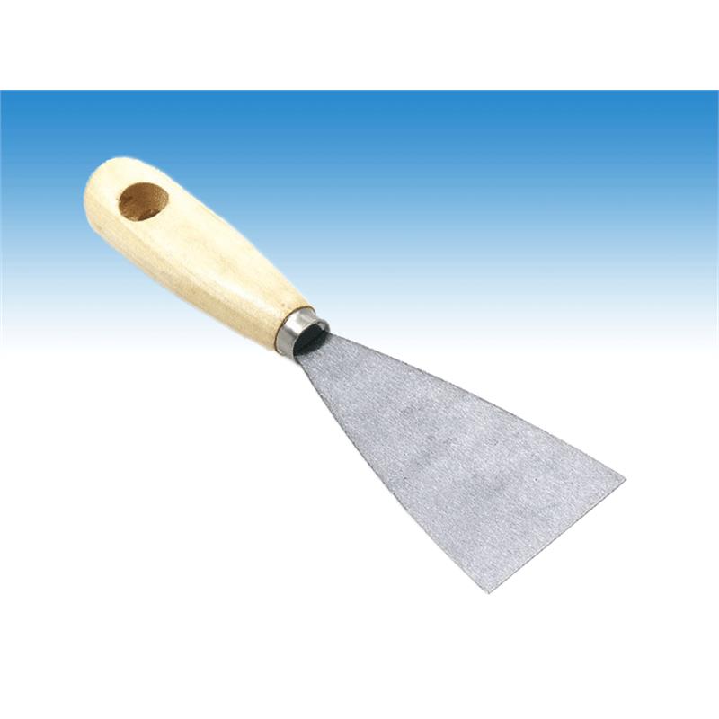 Plamuurmes 60 mm, houten handvat