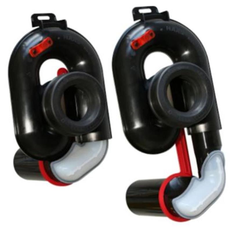 Urinoir sifon hoogte verstelbaar 65 mm, horizontaal afvoer