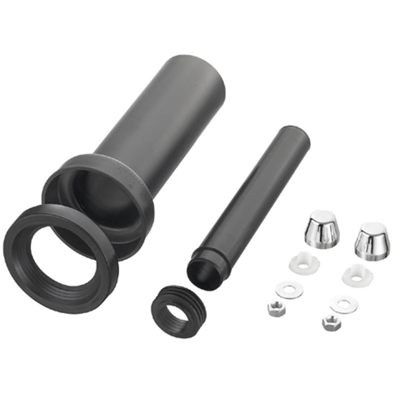 Wandcl.aansl.set L300 DN90/110 kap wit