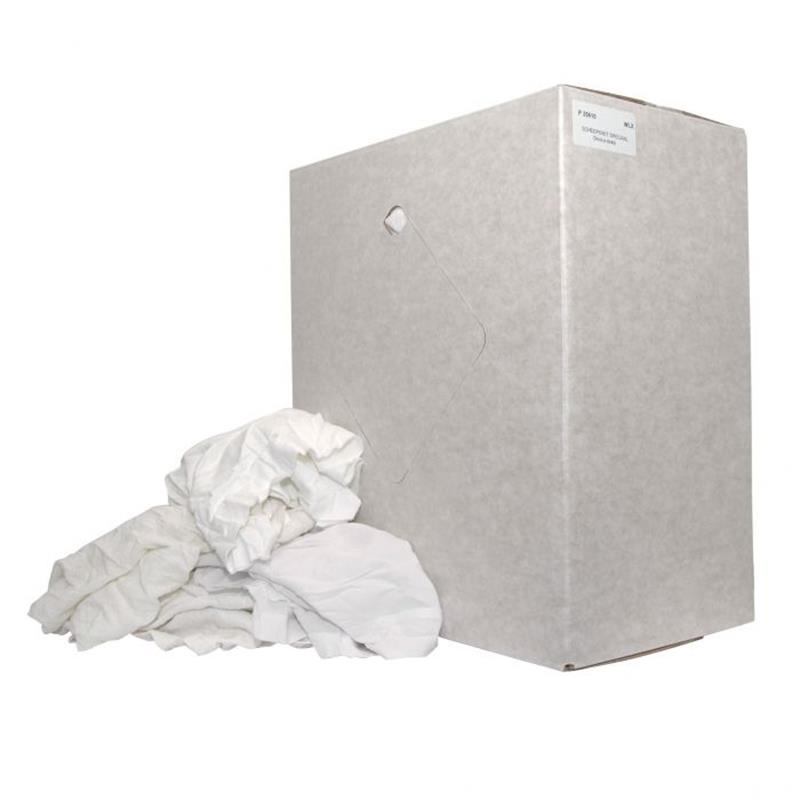 Poetsdoeken wit 10 kg/ds