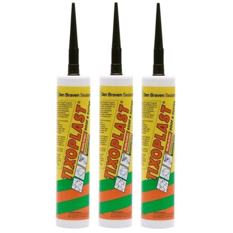 Tixoplast bitumenkit, 310 ml koker, 12 per ds