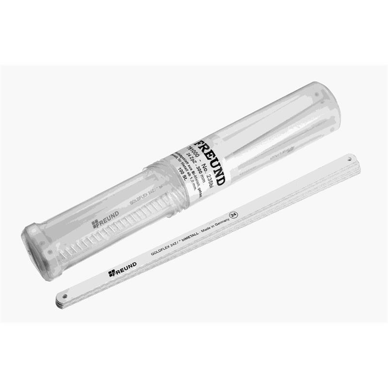 Zaagblad HSS Bi-metaal, 24 TPI, FREUND, set a 10
