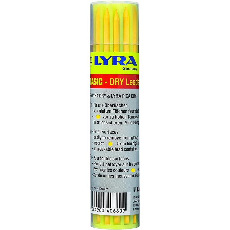 LYRA reservestiften Geel, 12 per buisje, 4490007