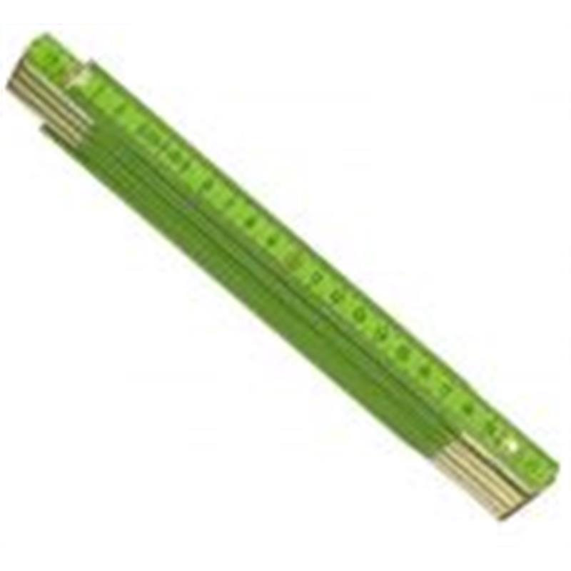 Duimstok 2 mtr, vouw, hout, FREUND