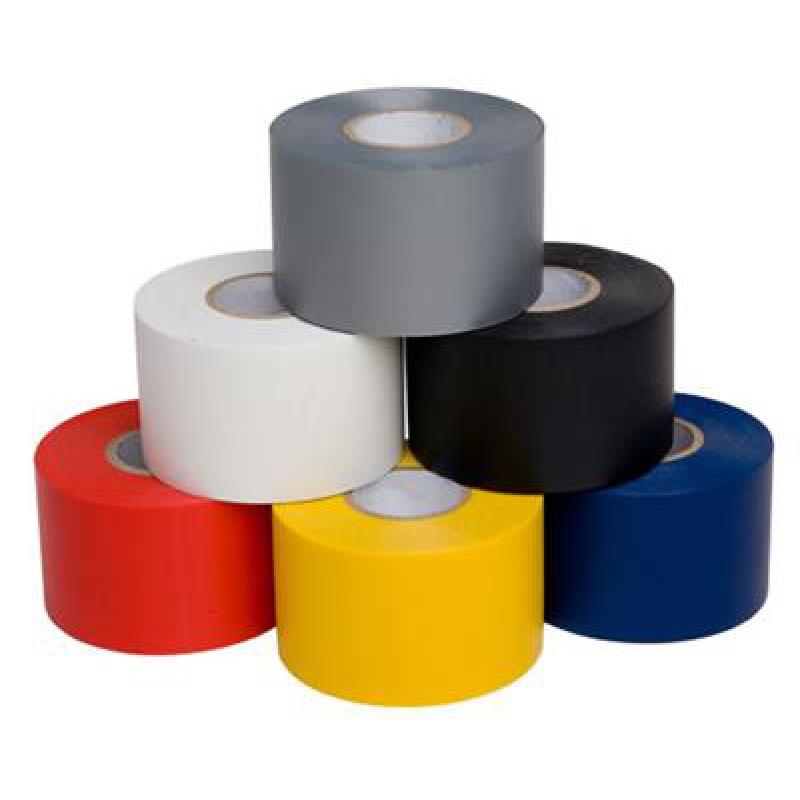 PVC-tape, 50mm x 10m, ROOD
