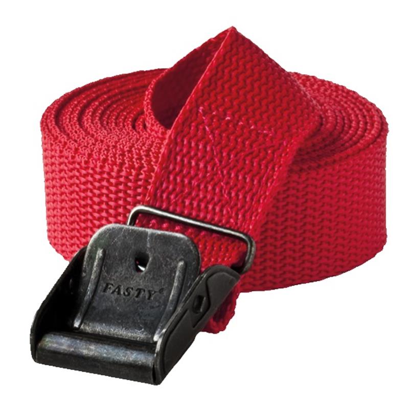 Fasty Spanband 2,50 mtr, rood